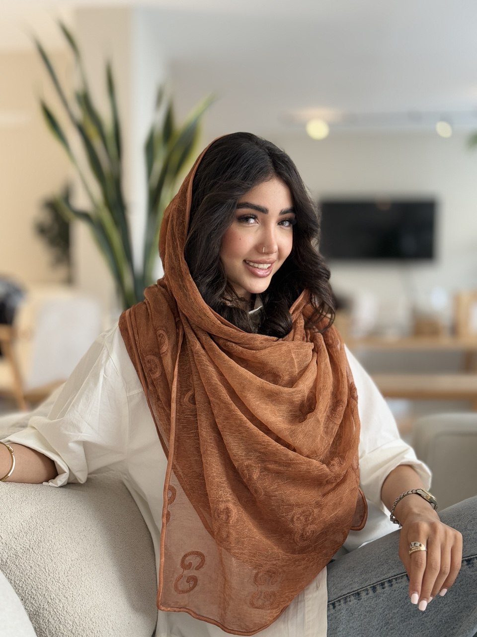 شال حریر سنگشور گوچی