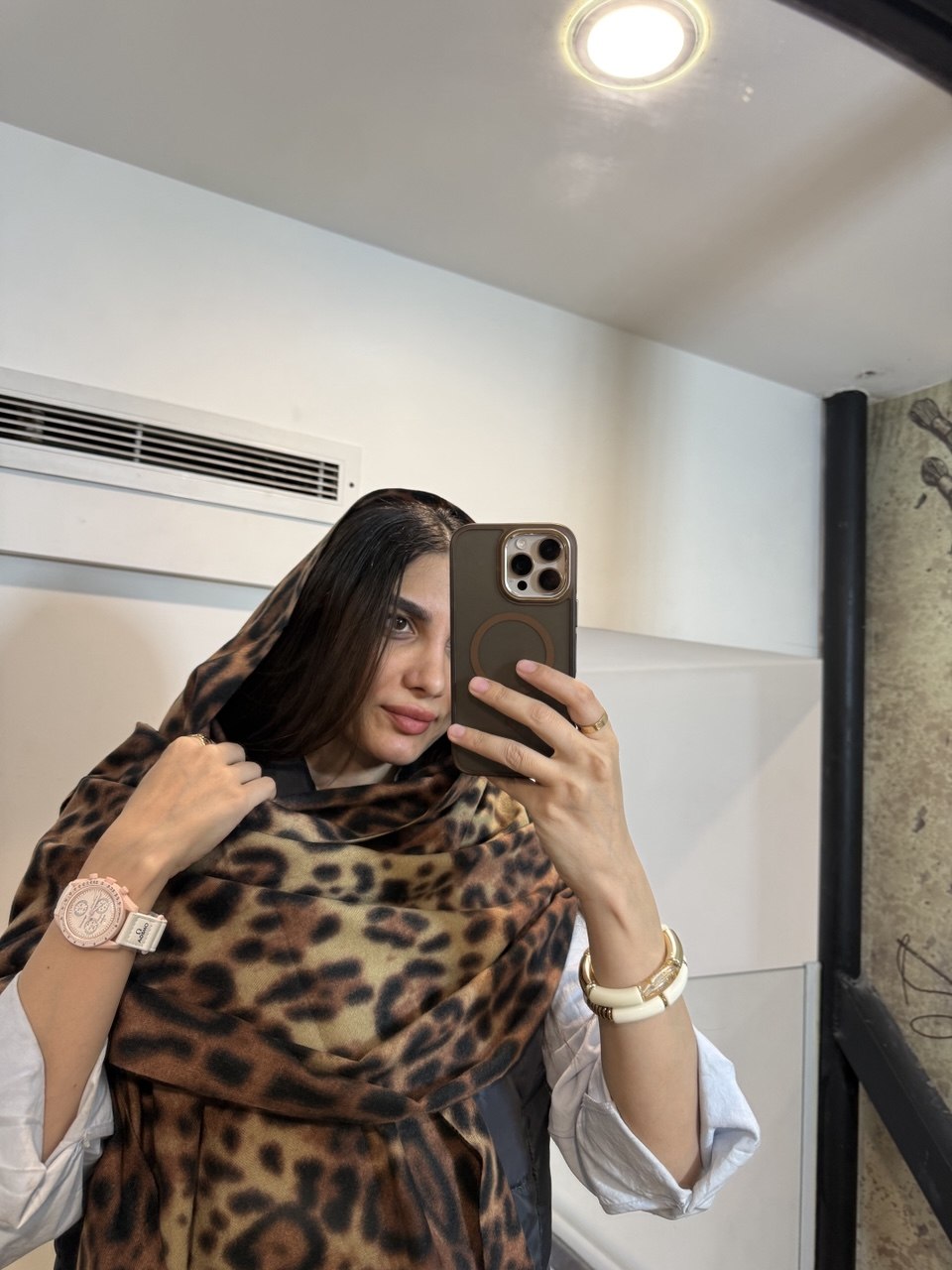 شال موهر پلنگی