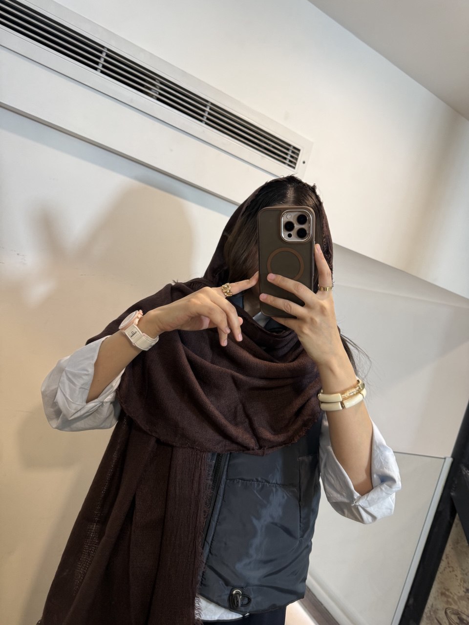 شال کنفی پاییزه