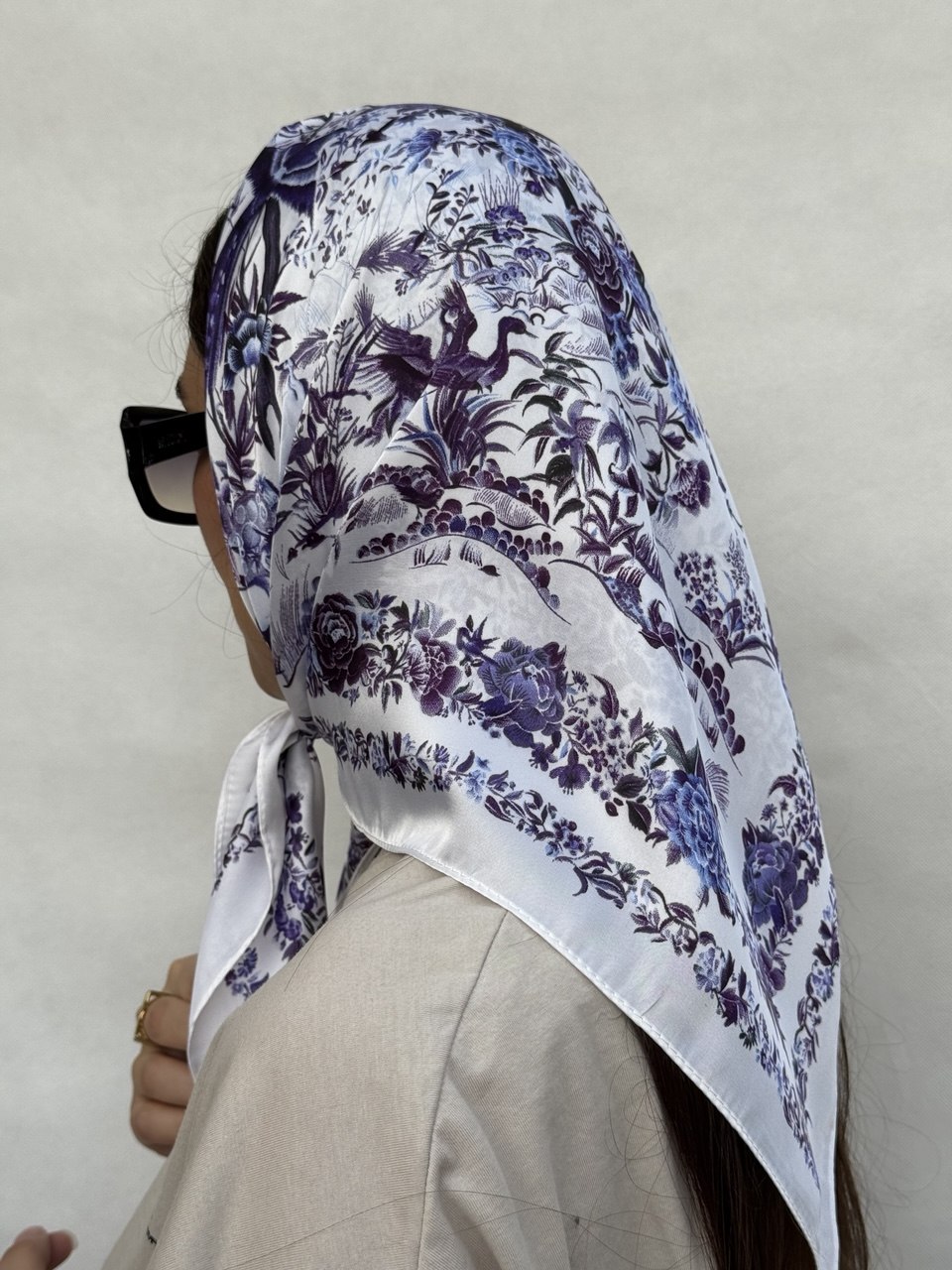 مینی اسکارف ابریشم وارداتی ایلکا