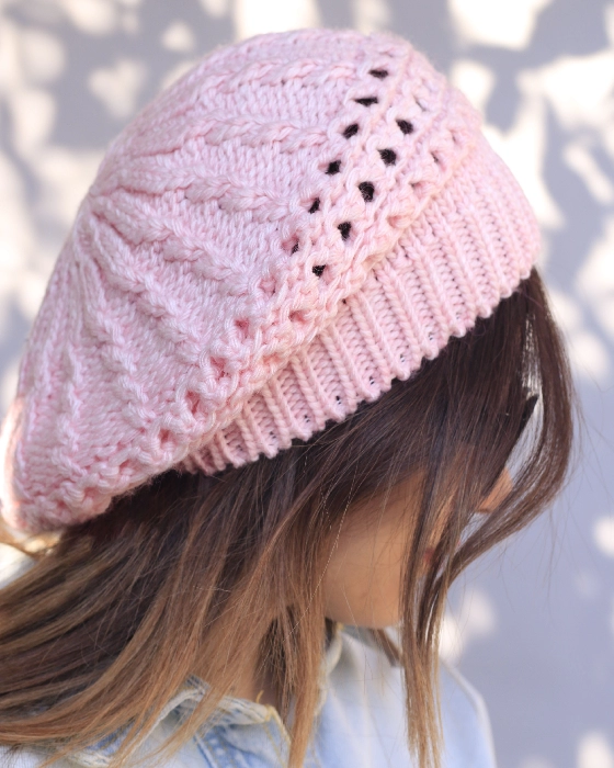 کلاه فرانسوی جلو کش بافت