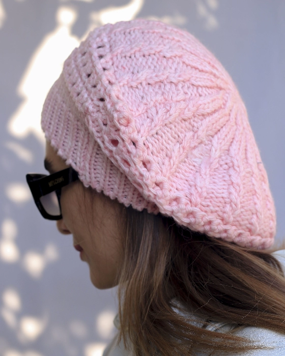 کلاه فرانسوی جلو کش بافت