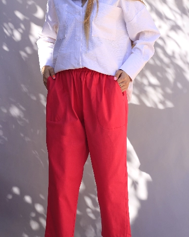 شلوار زنانه سرخابی